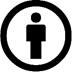 The Attribution (BY) icon from Creative Commons